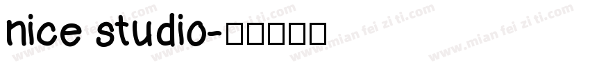 nice studio字体转换